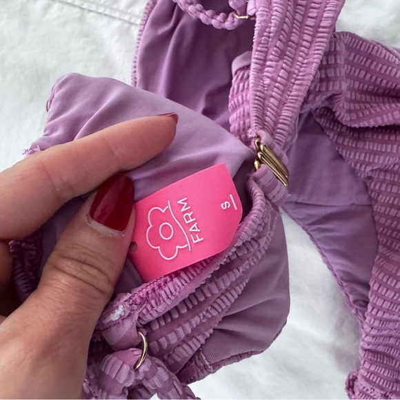 Farm Rio Pink Texture Bikini Set - Picture 5 of 5